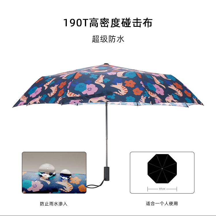 產品詳情頁-TU2095-小貓圖案三折手動傘-中文_01