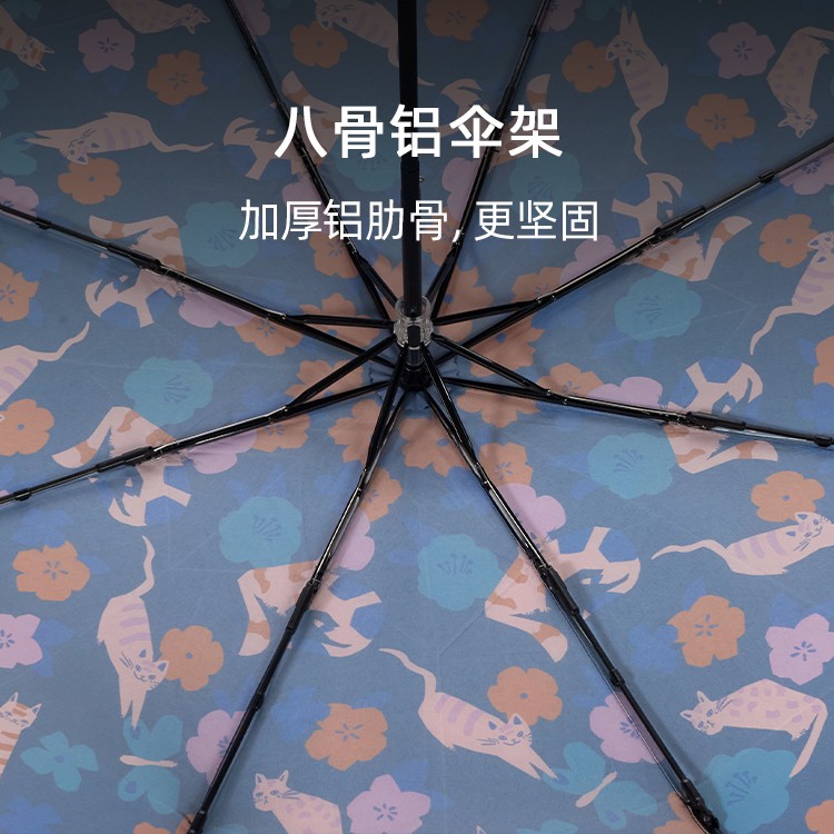 產品詳情頁-TU2095-小貓圖案三折手動傘-中文_02